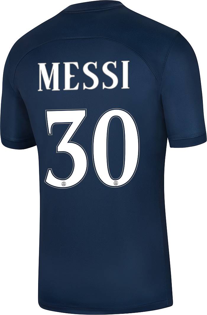 Men's Nike Lionel Messi Blue Barcelona 2021/22 Home Authentic Player Jersey