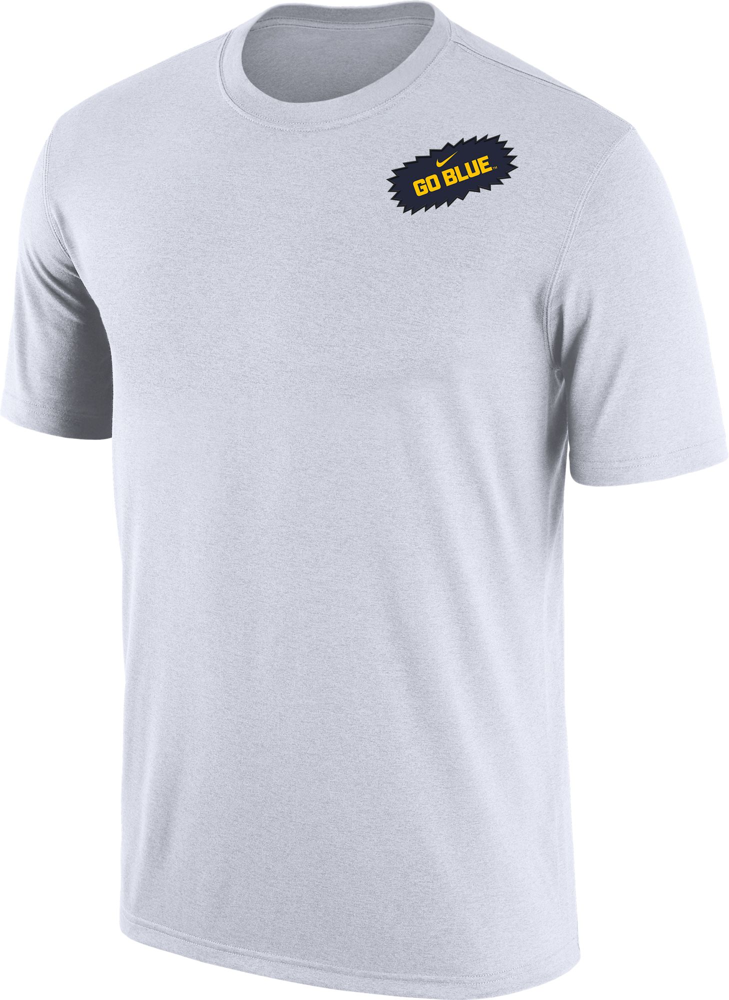 Nike Men's Michigan Wolverines White Max90 Oversized Just Do It Seasonal T-Shirt product image