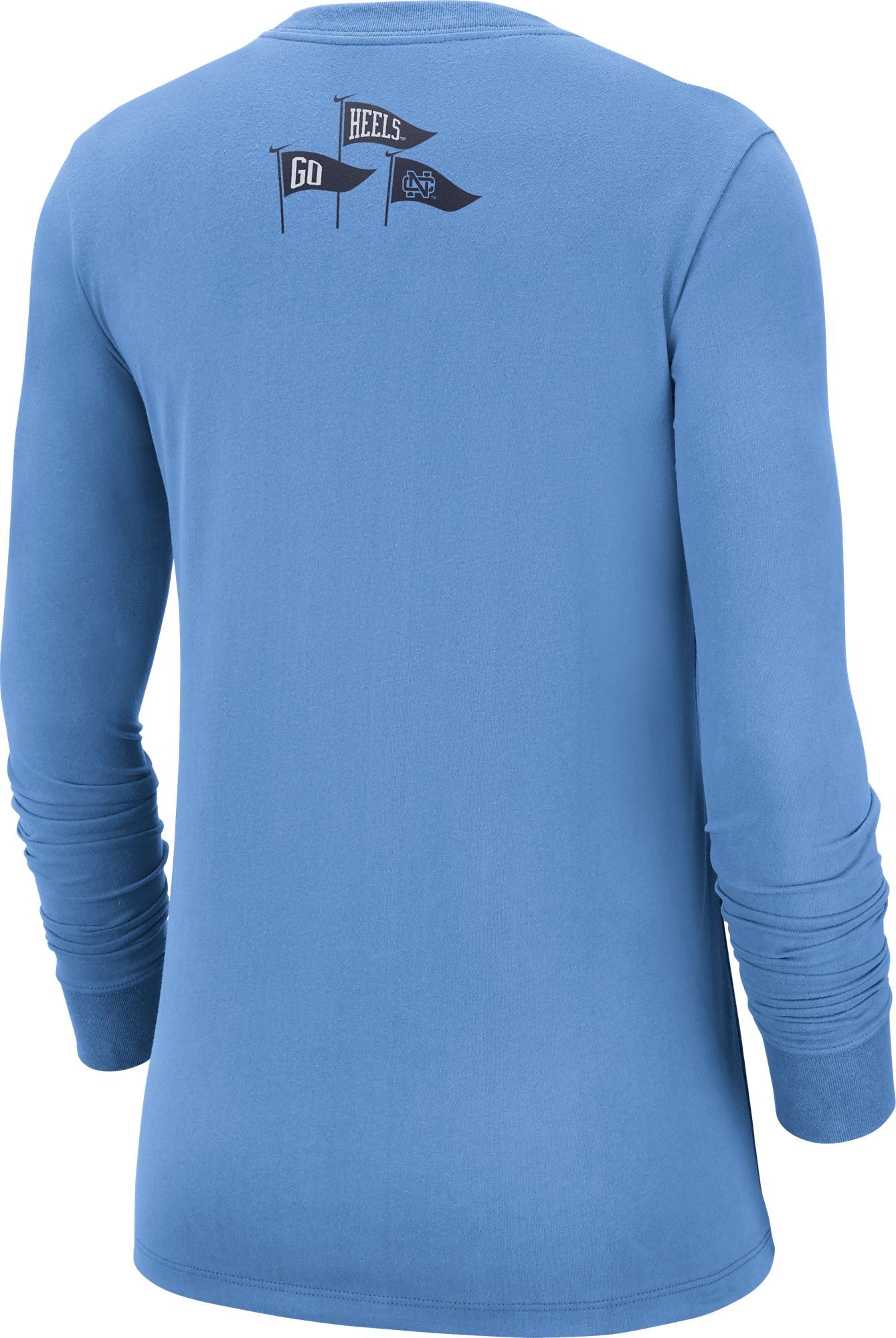 Jordan Women's North Carolina Tar Heels Carolina Blue Cuff Football Long Sleeve T-Shirt product image