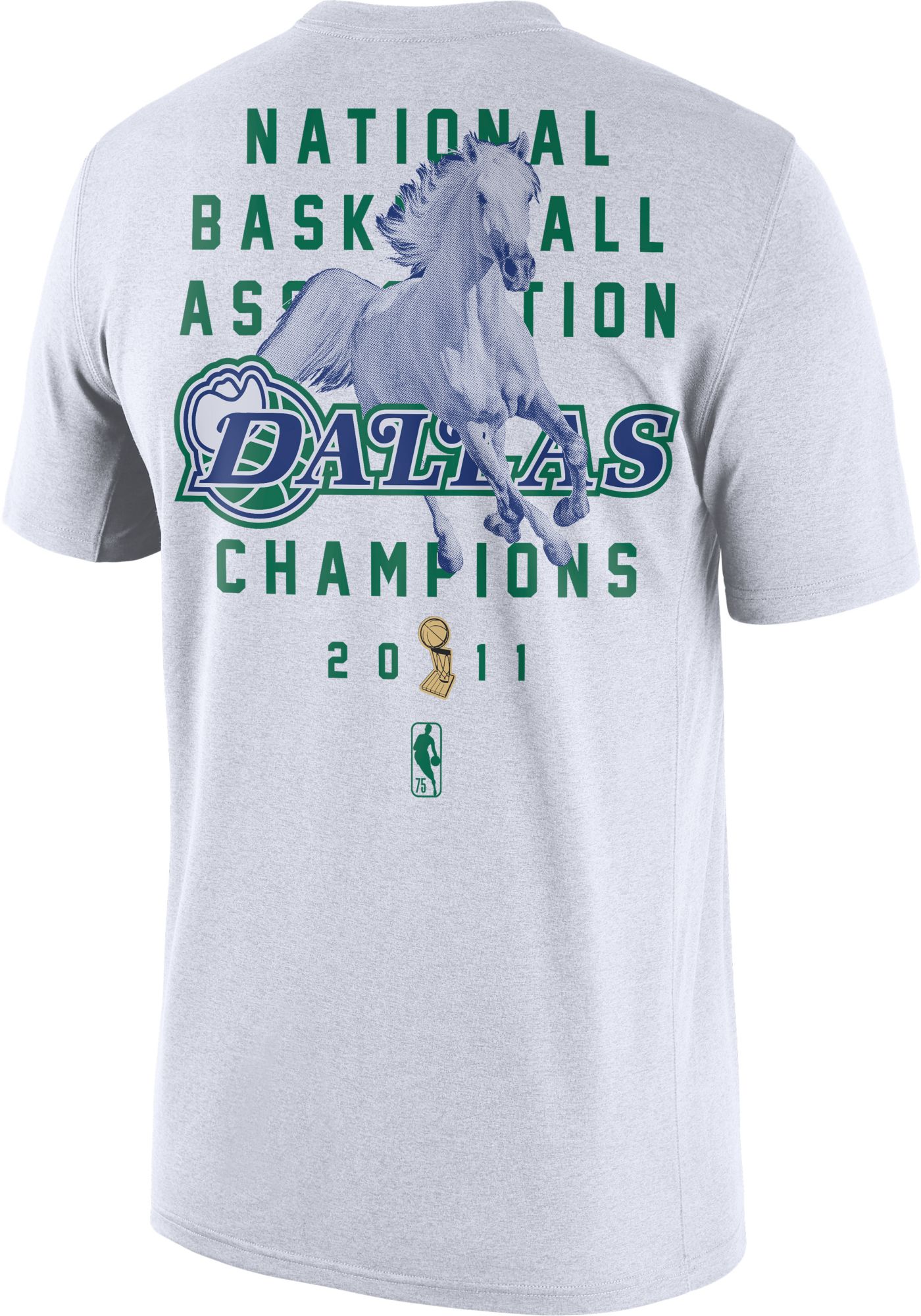 Nike Men's 2021-22 City Edition Dallas Mavericks White Story T-Shirt product image