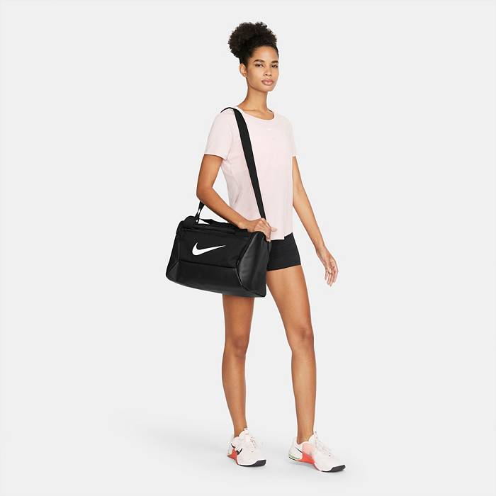 Nike Brasilia Duffel Bag Small Midnight Navy/Black/White Size Small