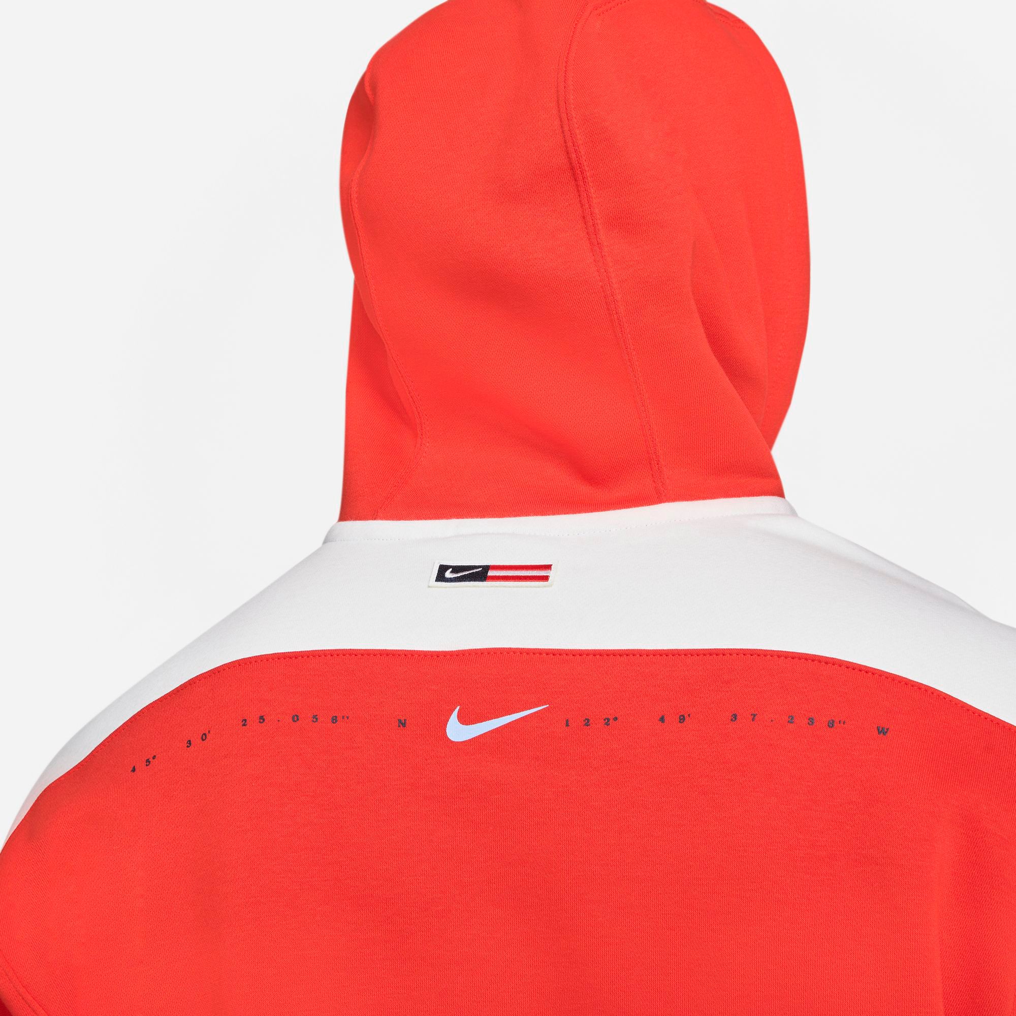 nike men's sportswear colorblock pullover hoodie