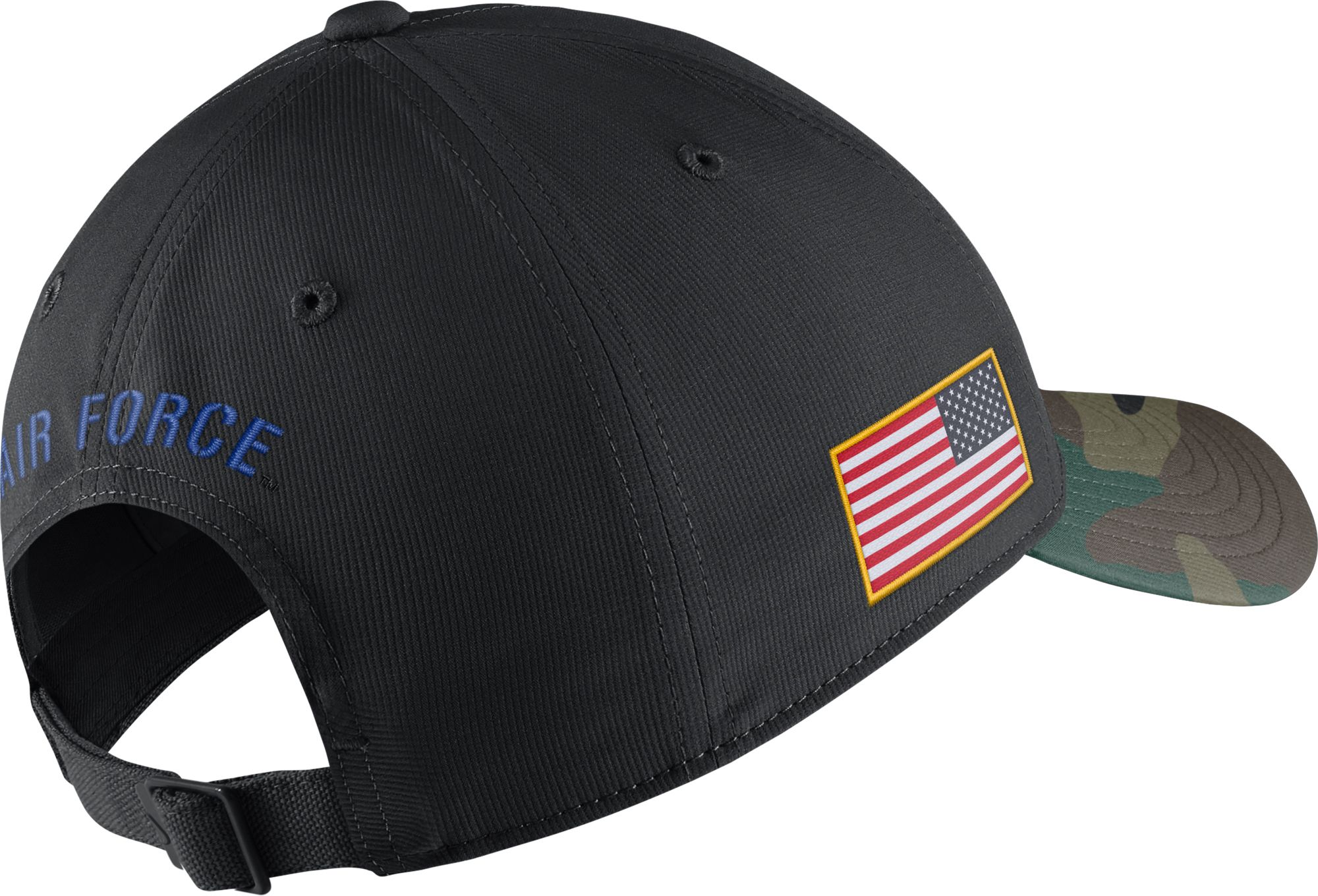 Nike Men's Air Force Falcons Black/Camo Military Appreciation Adjustable Hat product image
