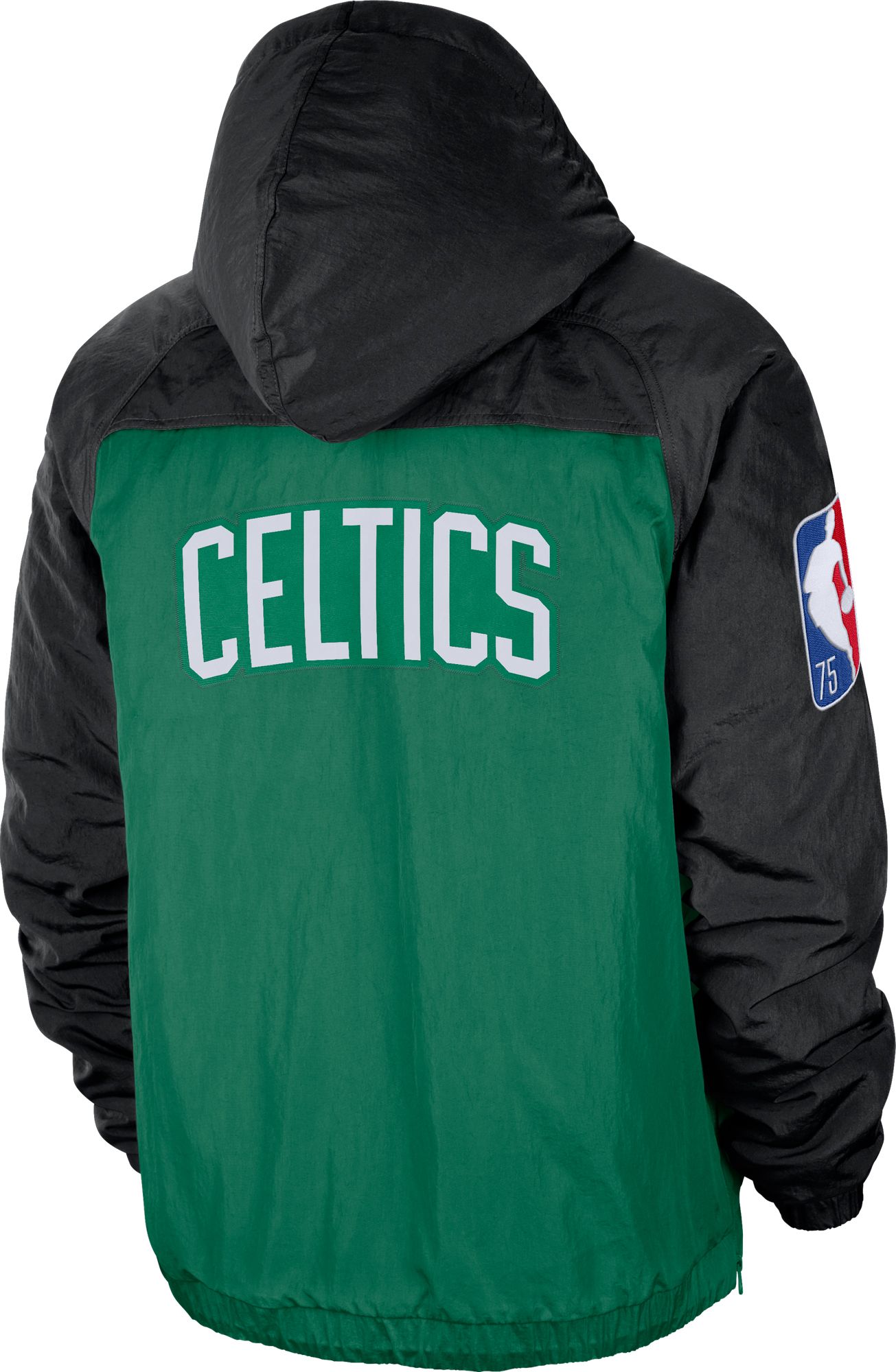 Nike Men's 2021-22 City Edition Boston Celtics Black ½ Zip Jacket product image