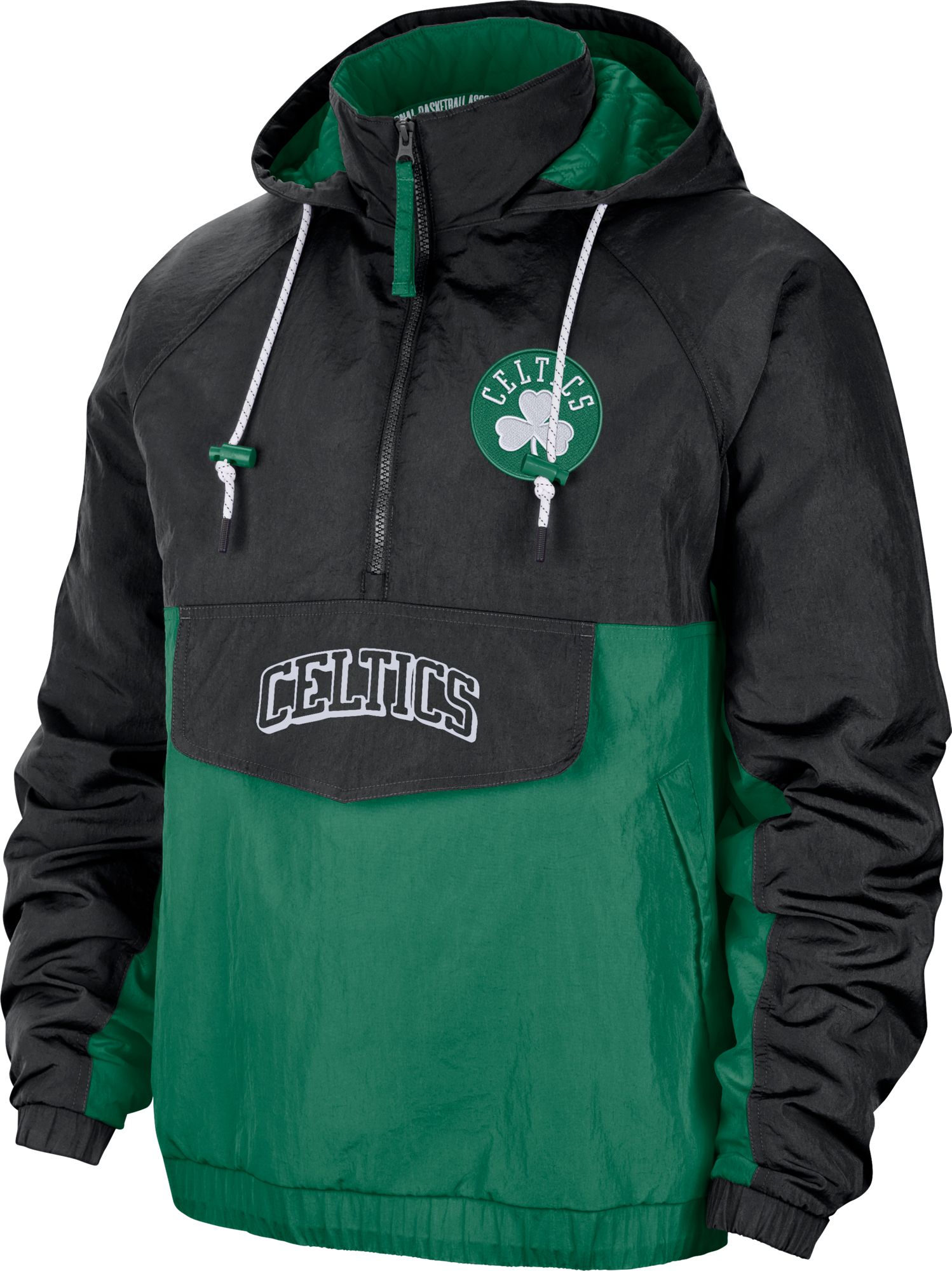 Nike Men's 2021-22 City Edition Boston Celtics Black ½ Zip Jacket product image