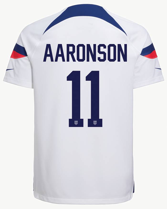 Men's Philadelphia Union Brenden Aaronson adidas White 2020 Secondary  Replica Player Jersey