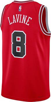 Nike Men's Chicago Bulls Zach LaVine #8 Red Dri-FIT Icon Jersey