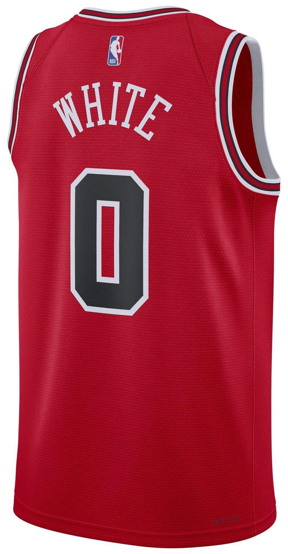 Nike Men's Chicago Bulls Coby White #0 Red Replica Icon Jersey product image
