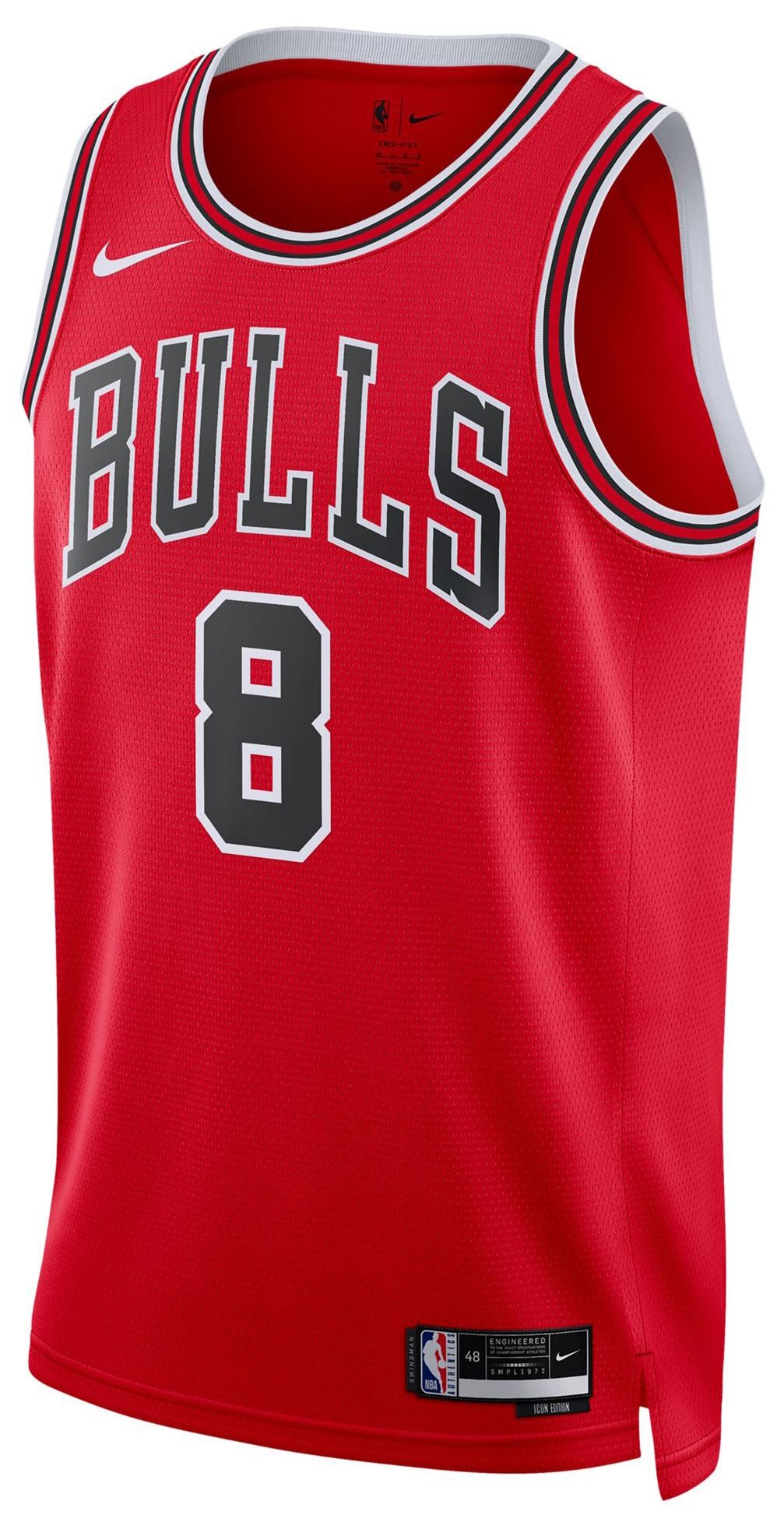 Nike Men's Chicago Bulls Red Caleb Wilson #8 Icon Edition Jersey product image