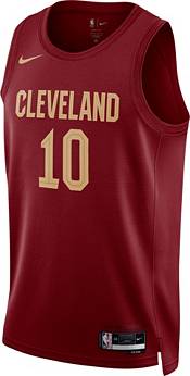 Nike Men's Cleveland Cavaliers Darius Garland #10 Red Dri-Fit Swingman Jersey, XL