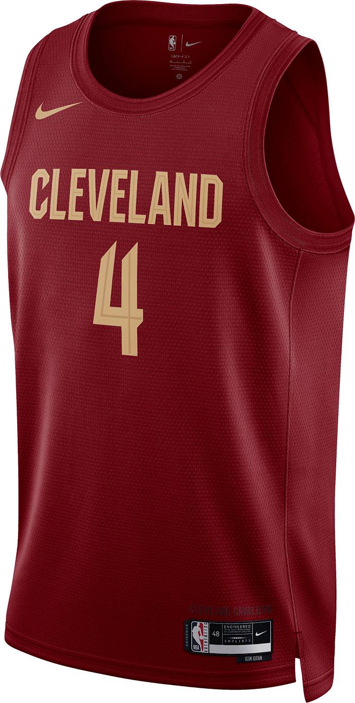Nike Men's Cleveland Cavaliers Evan Mobley #4 Maroon Dri-FIT