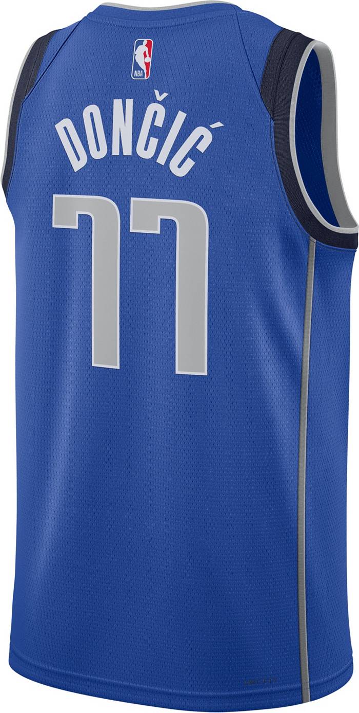 Nike / Youth Dallas Mavericks Luka Doncic #77 Green Dri-FIT Hardwood  Classic Jersey