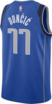 Nike Men's Dallas Mavericks Luka Doncic #77 Royal Dri-FIT Swingman Jersey product image