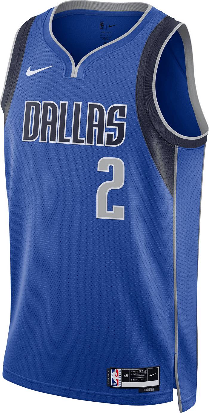 Nike Men's Dallas Mavericks Kyrie Irving #2 Swingman Jersey, XL, Blue