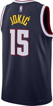 Denver Nuggets Nike Icon Edition Swingman Jersey - Navy - Nikola