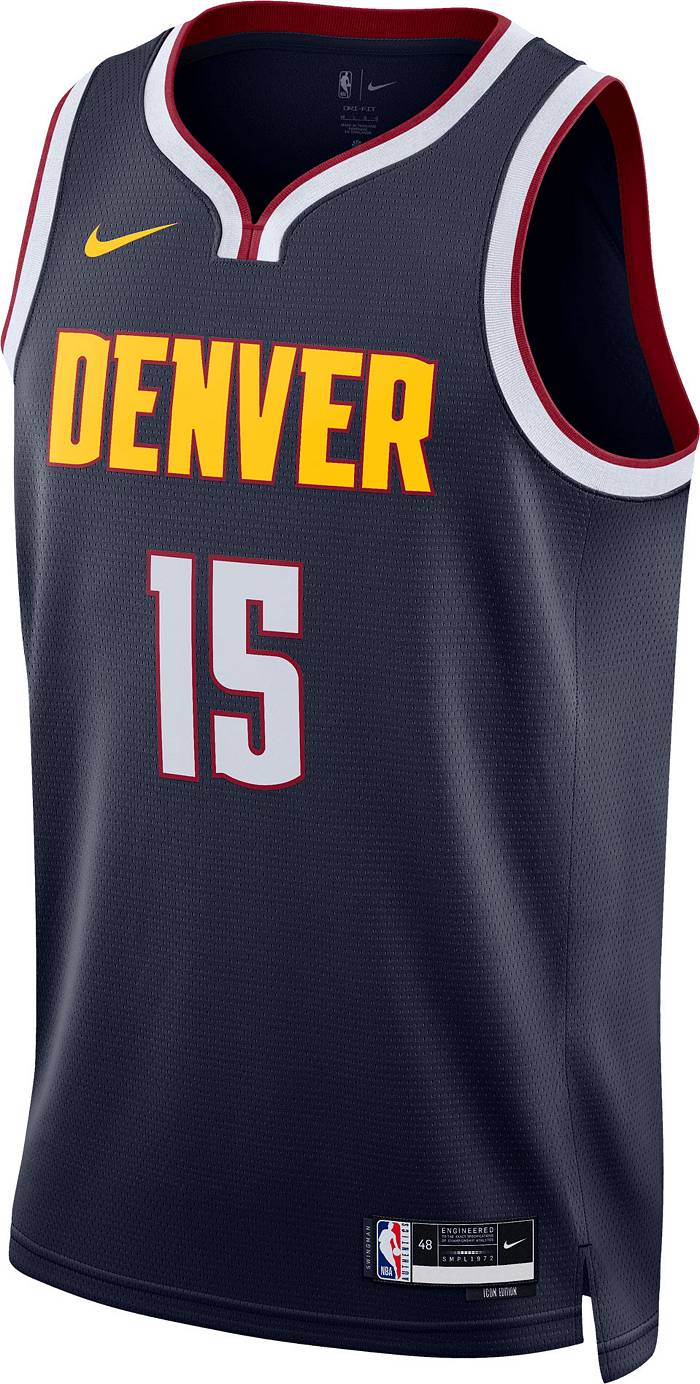 Denver Nuggets Nike Icon Edition Swingman Jersey - Navy - Nikola