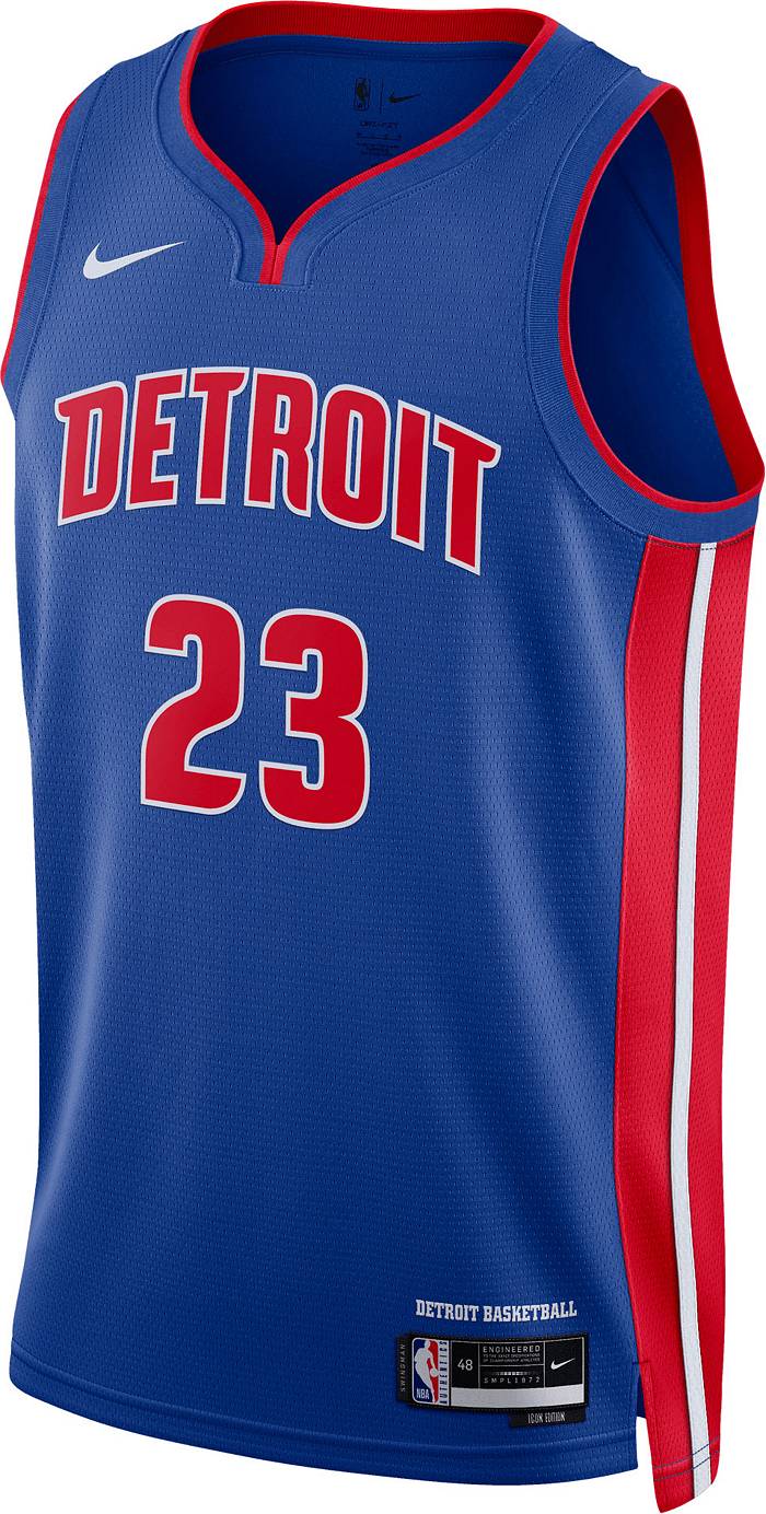 Jaden Ivey 23 Detroit Pistons & KidSuper Studios Unisex Hometown Jersey -  Bluefink