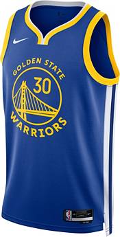 Blue Nike NBA Golden State Warriors Icon Curry #30 Jersey