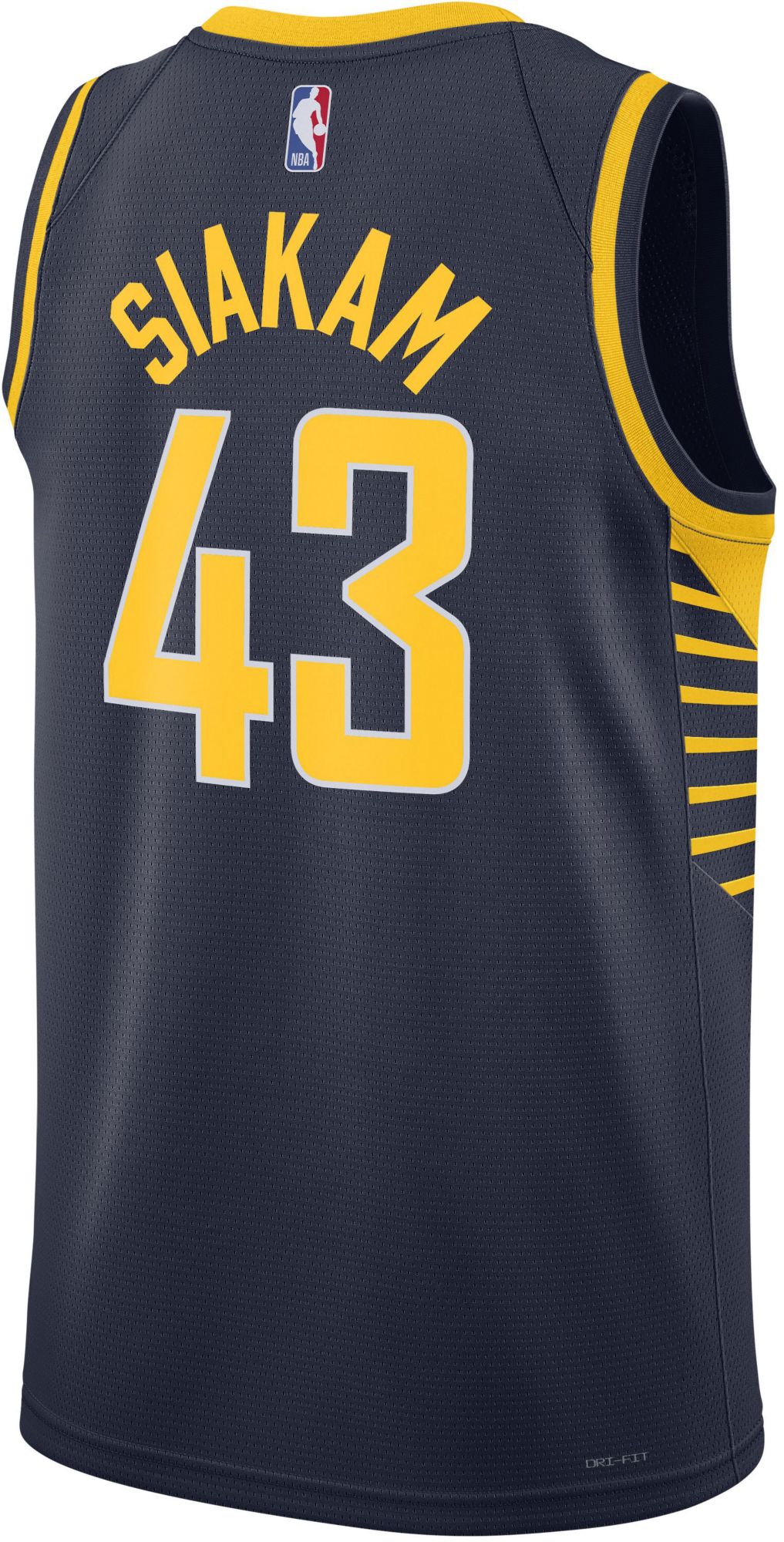 Nike Adult Indiana Pacers Pascal Siakam #43 Swingman Icon Jersey product image