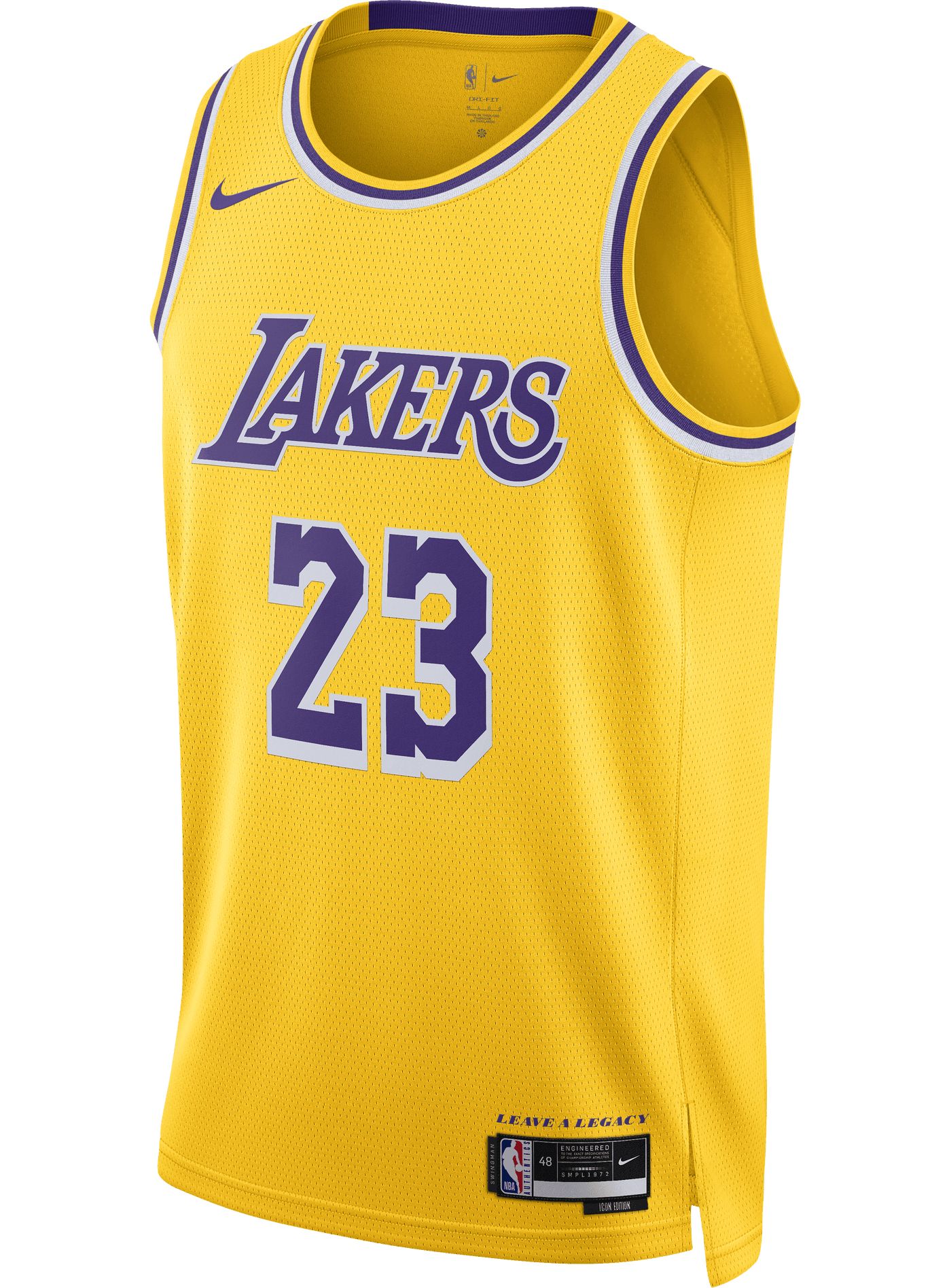 Lakers lebron james 23 earned edition offers jersey size XL