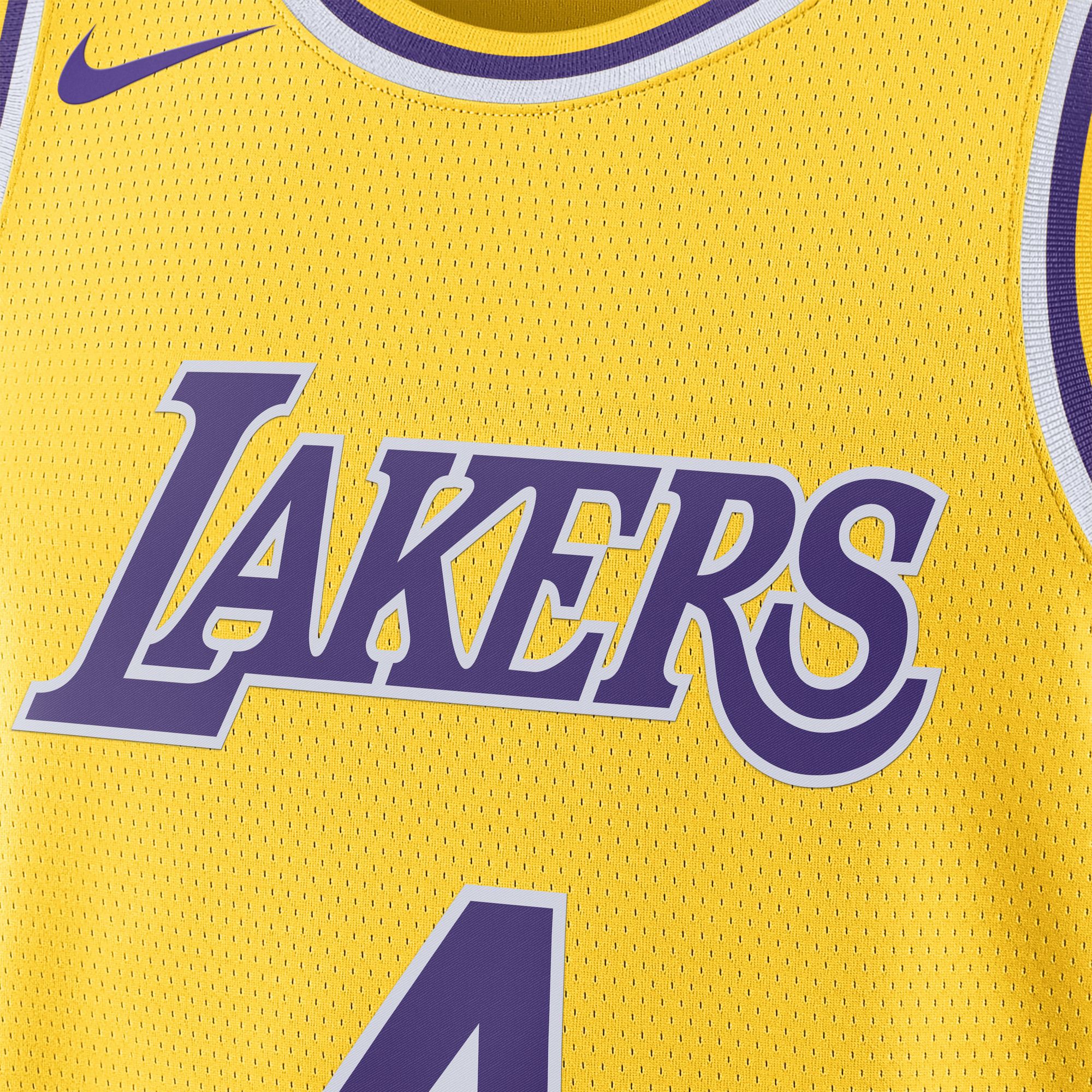 Nike Adult Los Angeles Lakers Dalton Knecht #4 Swingman Icon Jersey product image