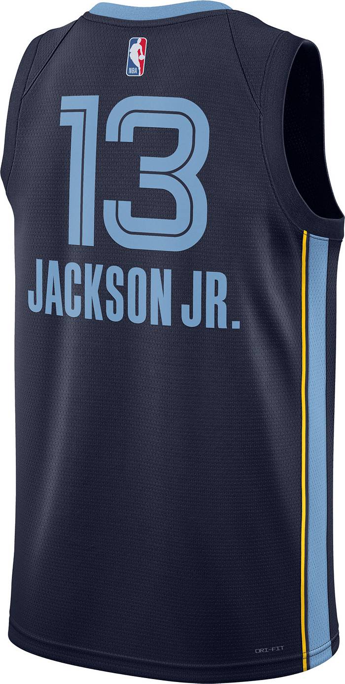 Men's Nike Jaren Jackson Navy Memphis Grizzlies Swingman Team Jersey