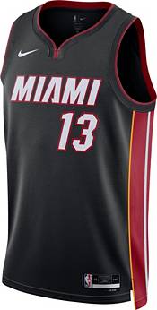 Nike Men's Miami Heat Bam Ado #13 White Hardwood Classic Dri-FIT  Swingman Jersey