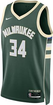 Nike Men's Milwaukee Bucks Giannis Antetokounmpo #34 Black Dri-FIT