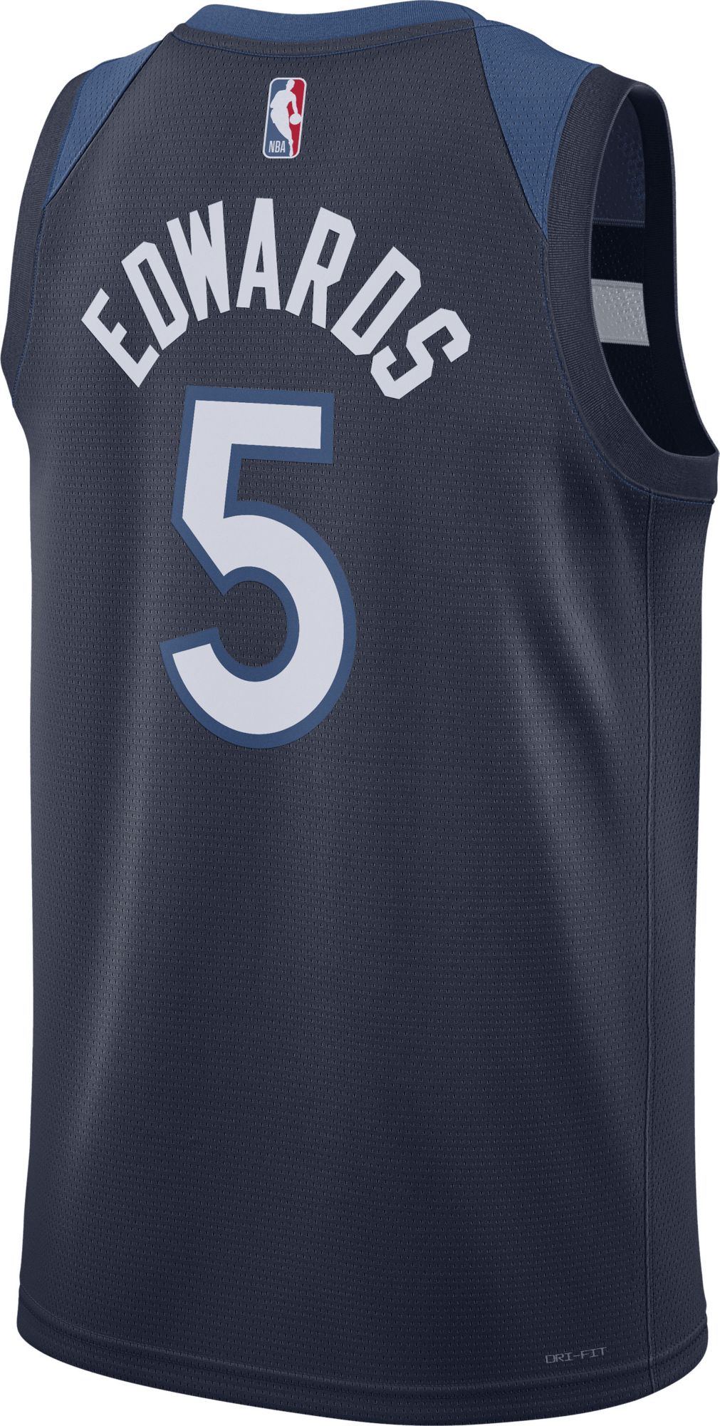 Nike Men's Minnesota Timberwolves Anthony Edwards #5 Navy Swingman Jersey