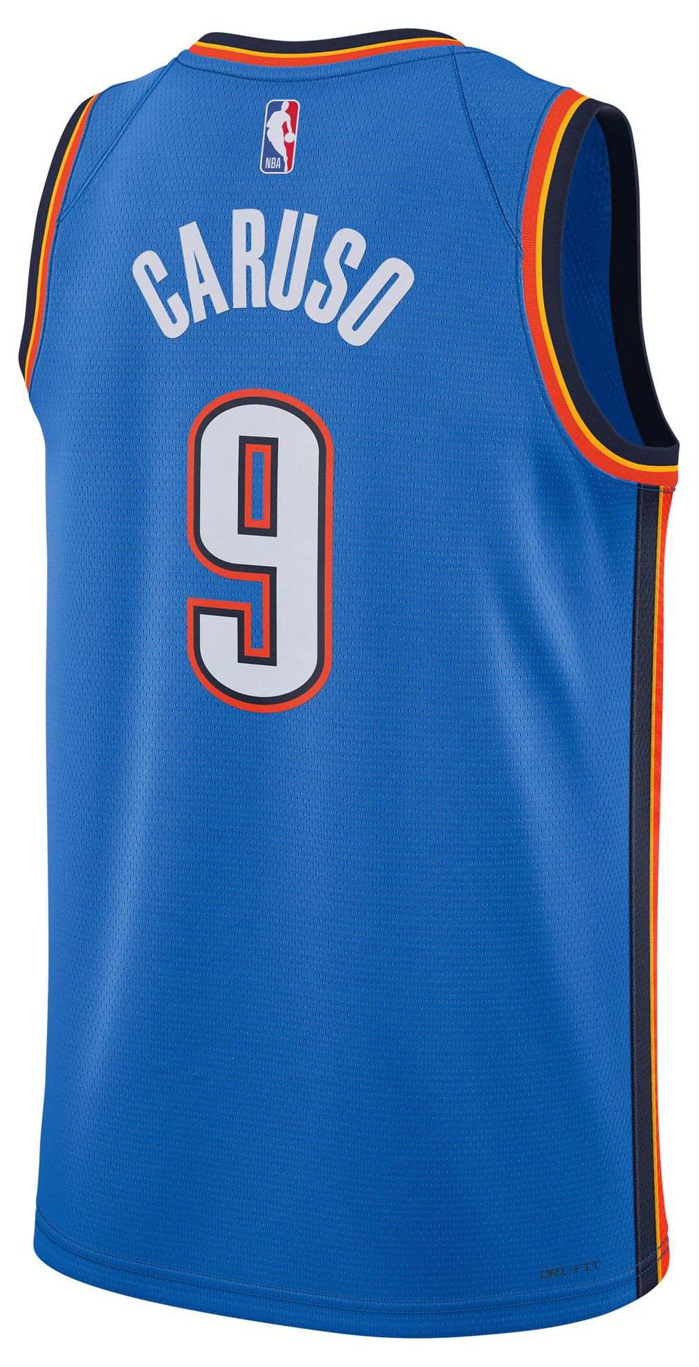 Nike Adult Oklahoma City Thunder Alex Caruso #9 Blue Icon Edition Swingman Jersey product image