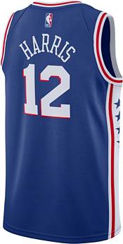 Nike Men's Philadelphia 76ers Tobias Harris #12 Blue Dri-FIT Swingman Jersey product image