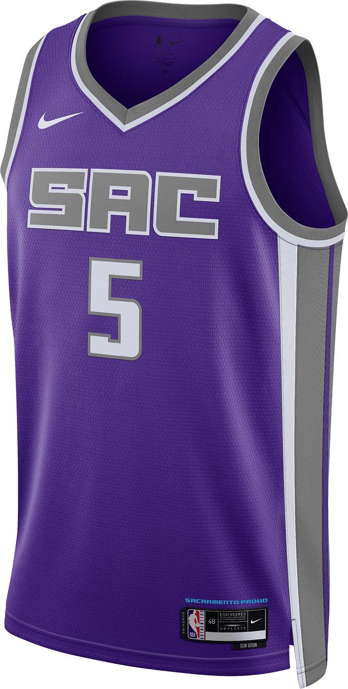 Men's Nike Purple Authentic Jersey - Icon Edition - Fox 5 – Sacramento Kings  Team Store