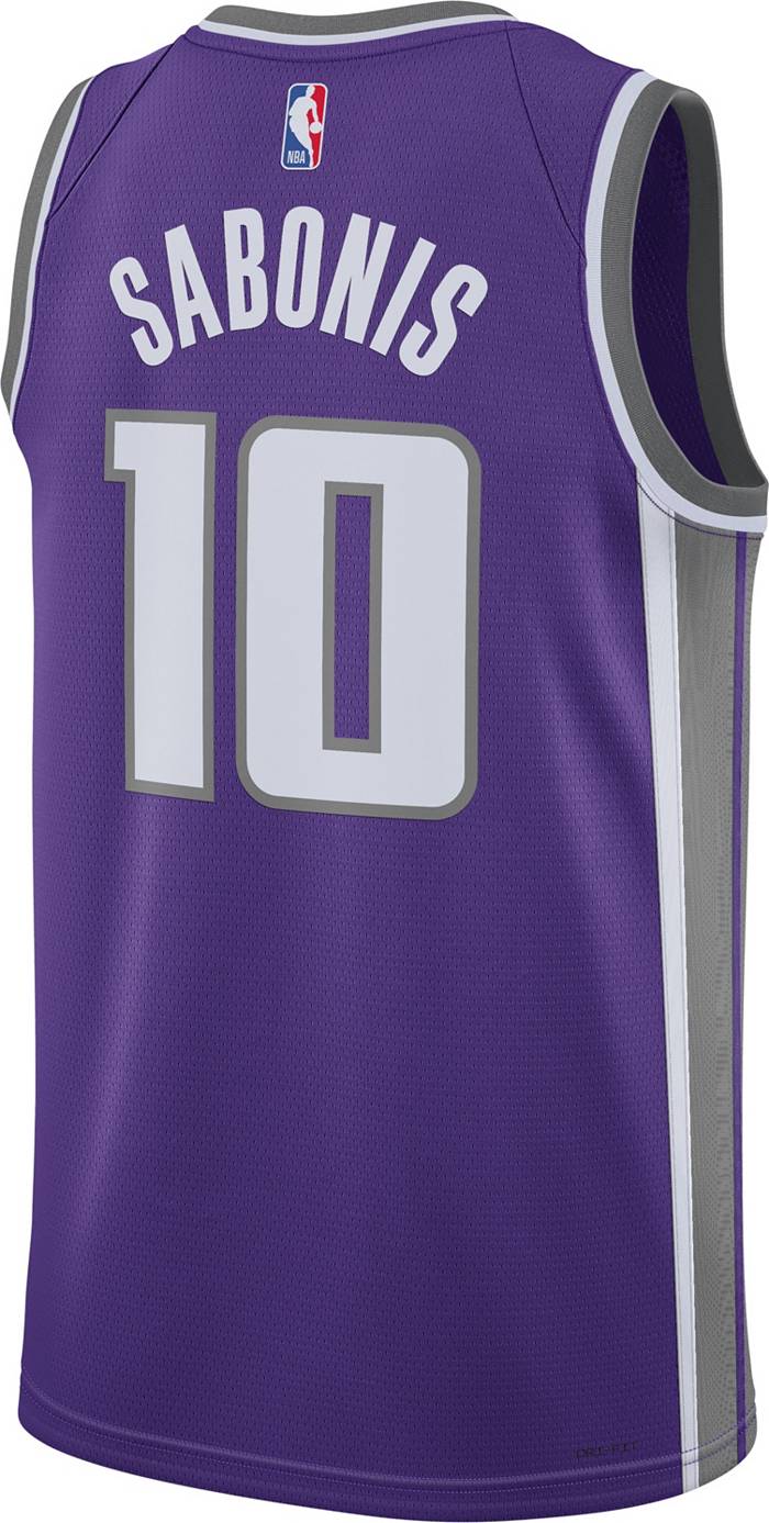 2023/24 Kings SABONIS #10 Purple NBA Jerseys 热压