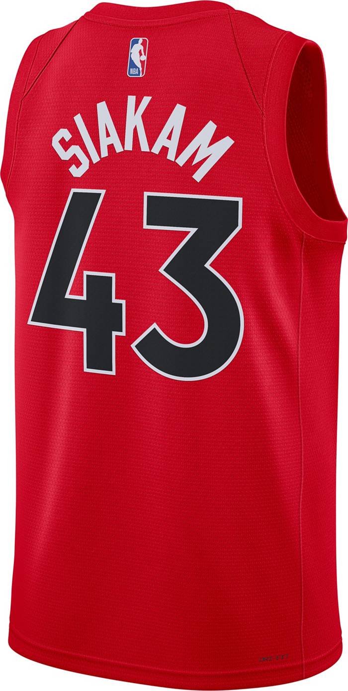  Pascal Siakam Toronto Raptors #43 Red Kids 4-7 Icon Edition  Replica Jersey (4) : Sports & Outdoors