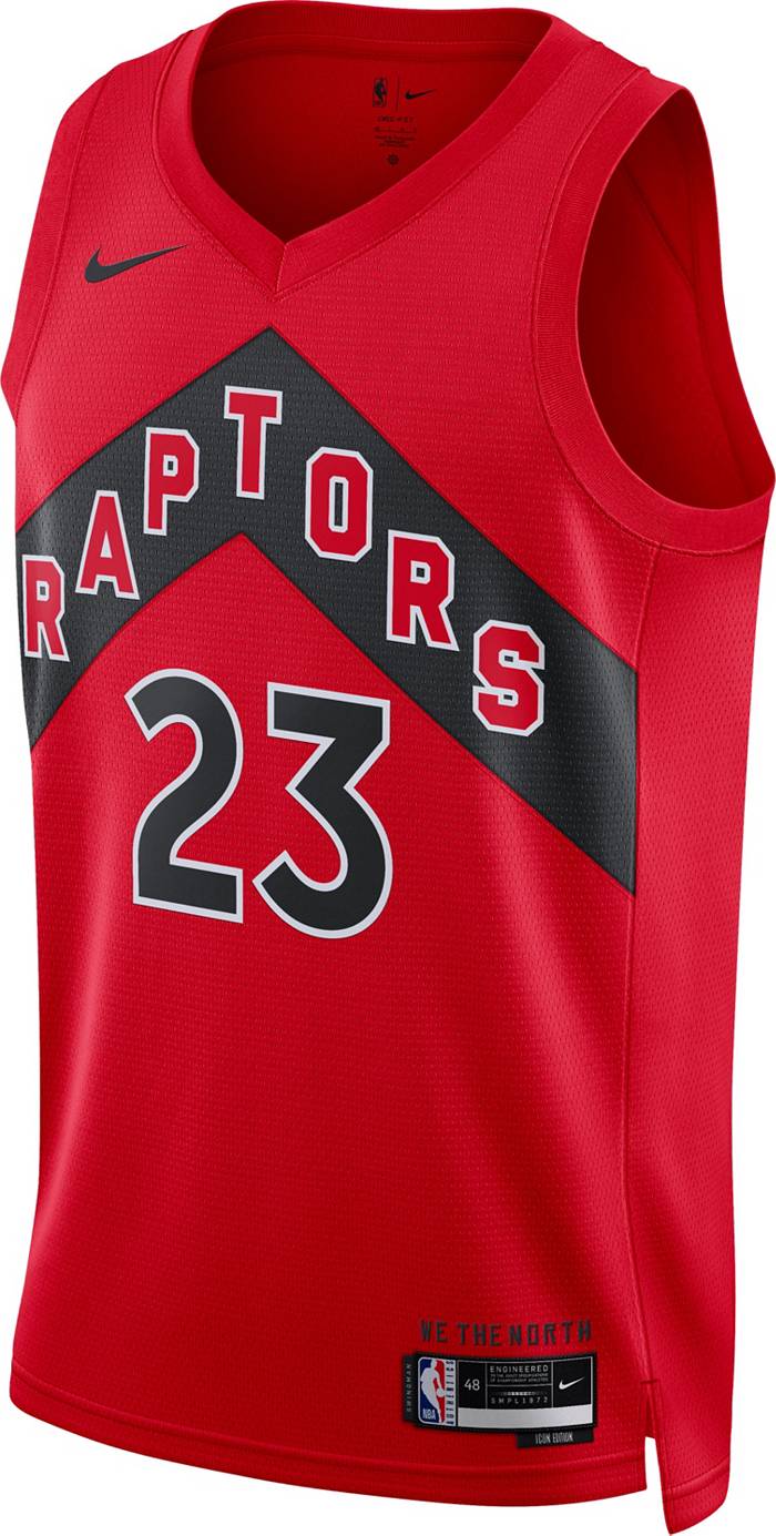 Men's Fanatics Branded Fred VanVleet Red Toronto Raptors 2021/22 Fast Break Replica Jersey - Icon Edition