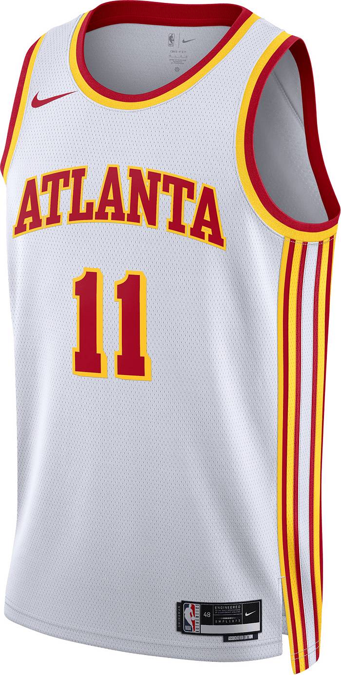 Nike NBA ATL Atlanta Hawks Peachtree #11 Trae Young Shirt Mens L