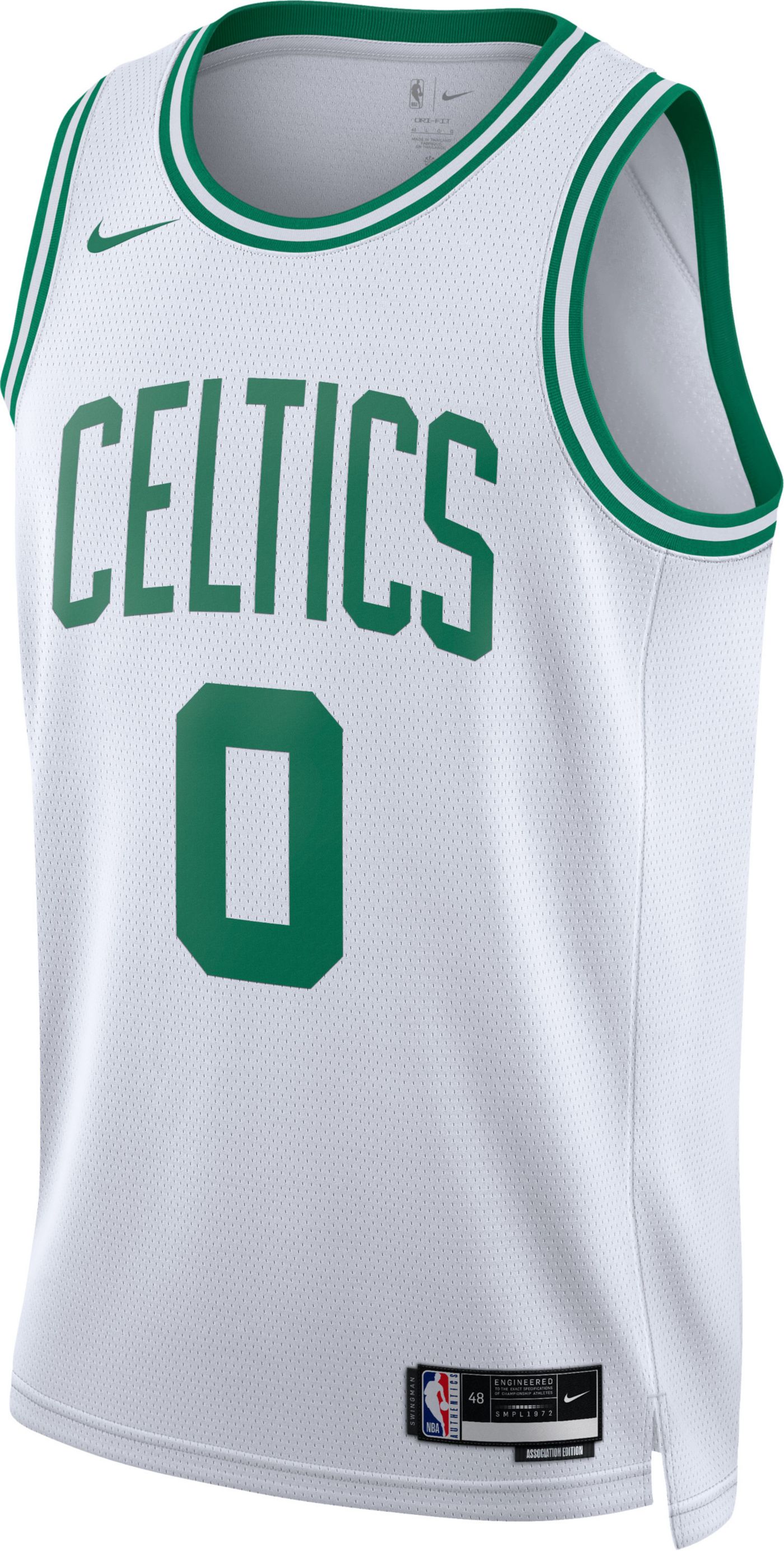 Unisex Nike Jayson Tatum White Boston Celtics Swingman Jersey Association Edition Size Small