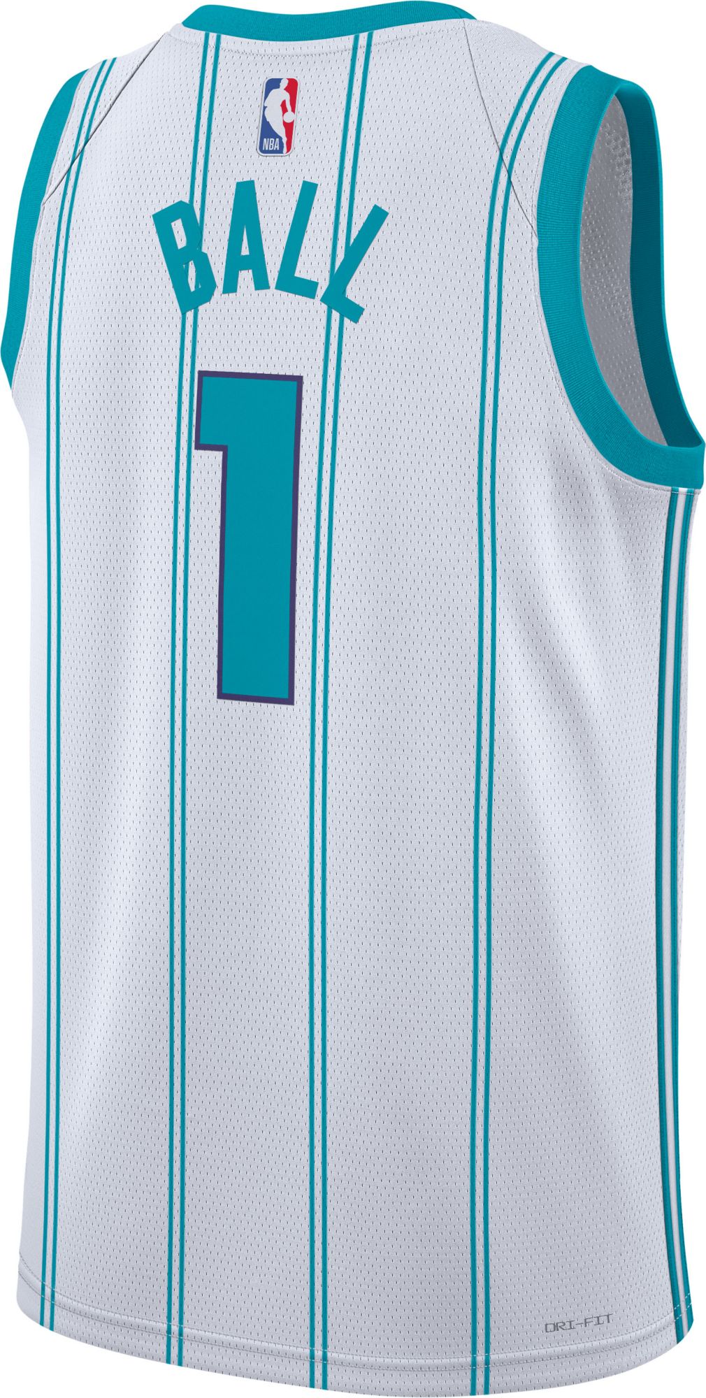 Jordan Adult Charlotte Hornets LaMelo Ball #1 Swingman Association Jersey product image