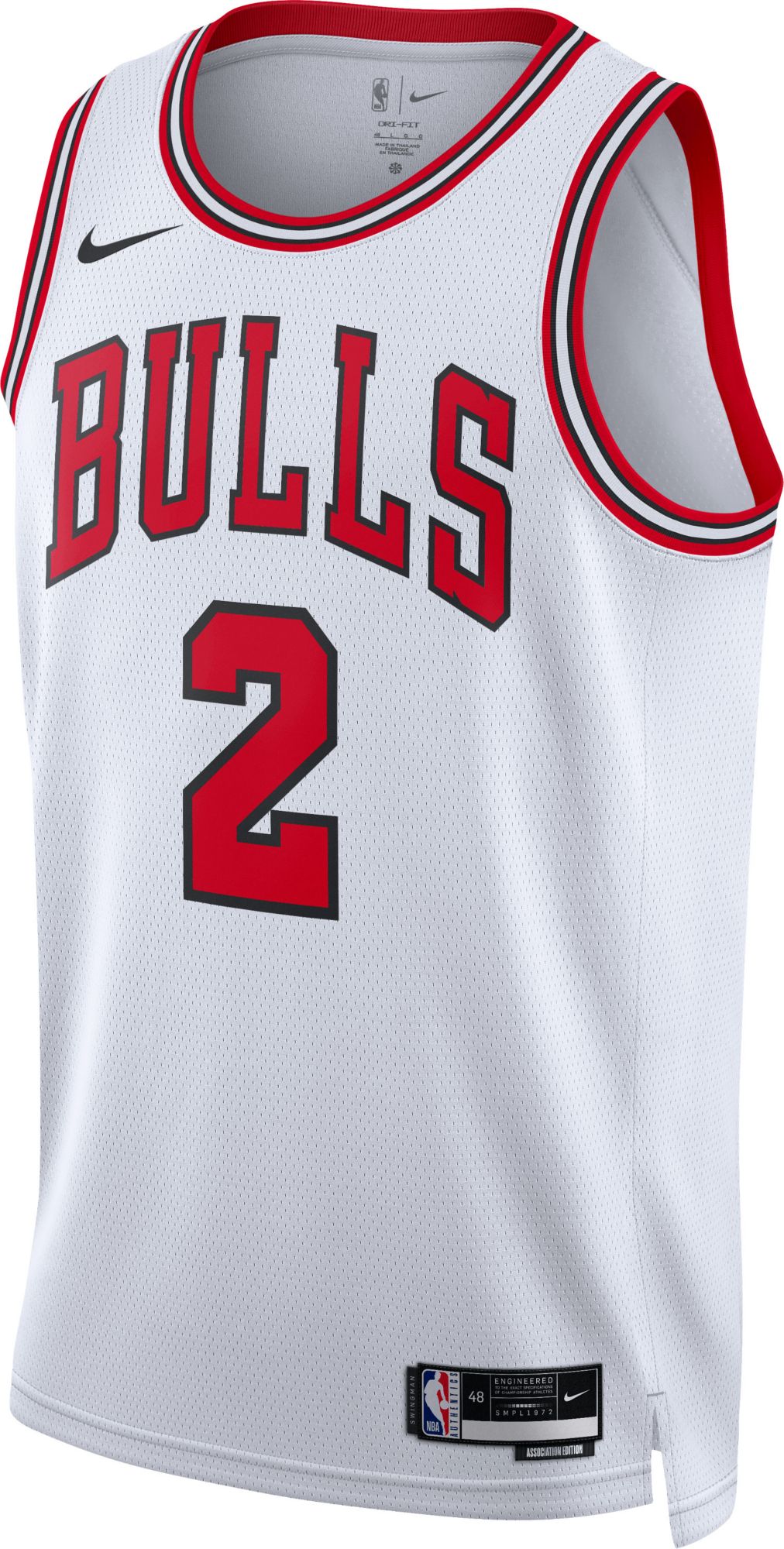 Nike Men's Chicago Bulls Lonzo Ball #2 Dri-FIT Swingman Jersey