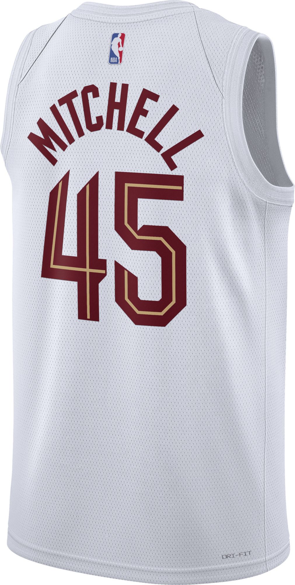 Nike Adult Cleveland Cavaliers Donovan Mitchell #45 Swingman Association Jersey product image