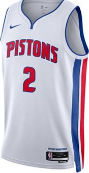 Nike Men's Detroit Pistons Cade Cunningham #2 White Dri-FIT Swingman Jersey product image