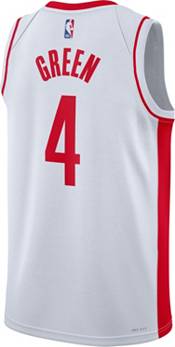 Nike Men's Houston Rockets Jalen Green #4 Black Dri-Fit Swingman Jersey, Small