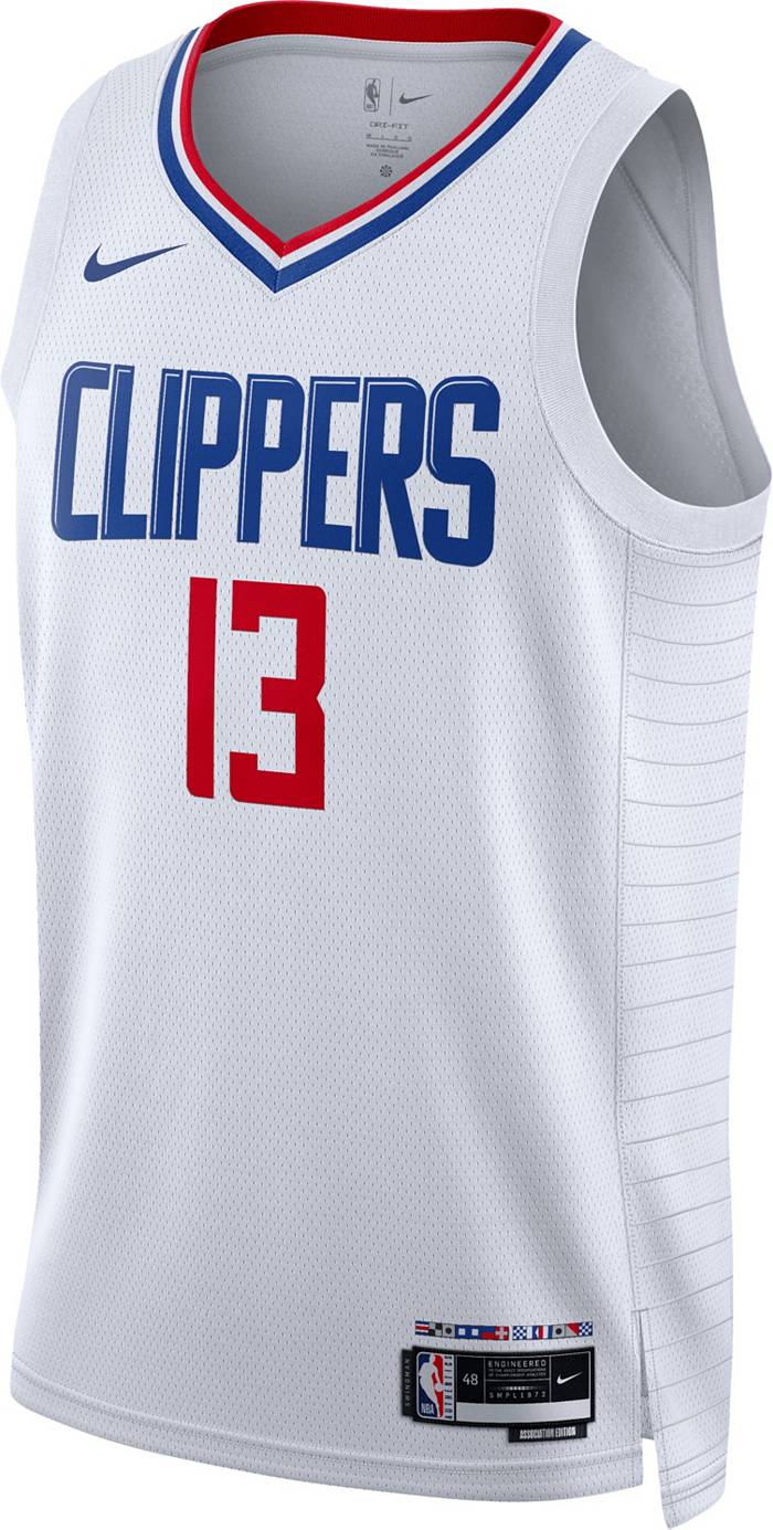 Dick's Sporting Goods Nike Youth Los Angeles Clippers 2021 Earned Edition  Paul George Dri-FIT Swingman Jersey