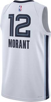 Nike Men's Memphis Grizzlies Ja Morant #12 White Dri-FIT Swingman Jersey product image