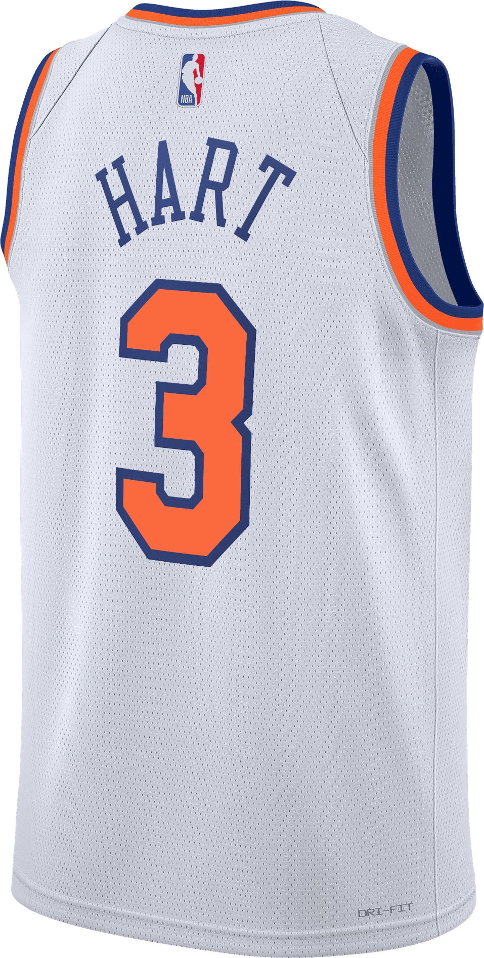 Nike Adult New York Knicks Josh Hart #3 White Swingman Association Jersey product image