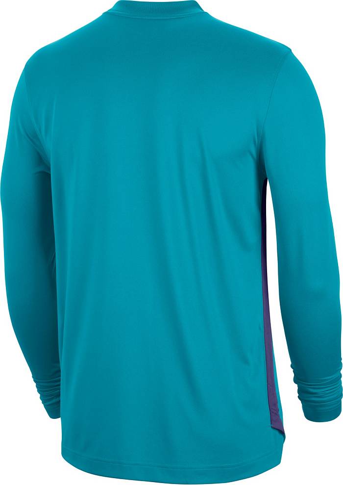 Herre venlig Først væv Nike Men's Charlotte Hornets Teal Pre-Game Dri-Fit Long Sleeve T-Shirt |  Dick's Sporting Goods