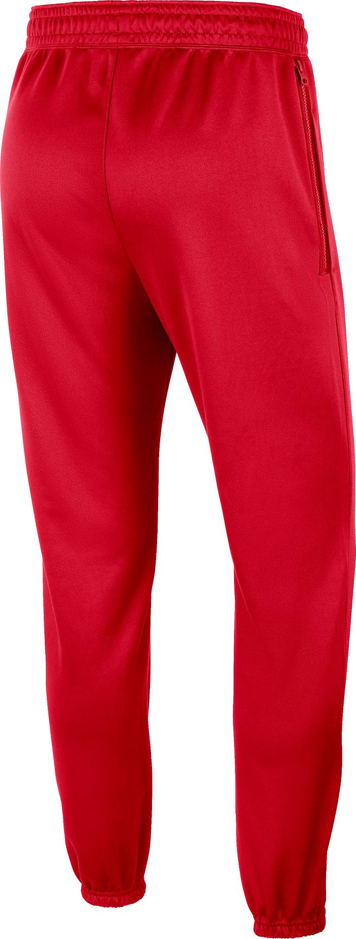 Men's Nike Ash/Red Chicago Bulls 75th Anniversary Courtside Fleece Pants