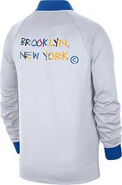 Nike Men's 2022-23 City Edition Brooklyn Nets White Showtime Full Zip Sweatshirt, Large