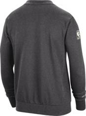 Nike Men's Utah Jazz Black Dri-Fit Standard Issue Crewneck Sweatshirt product image