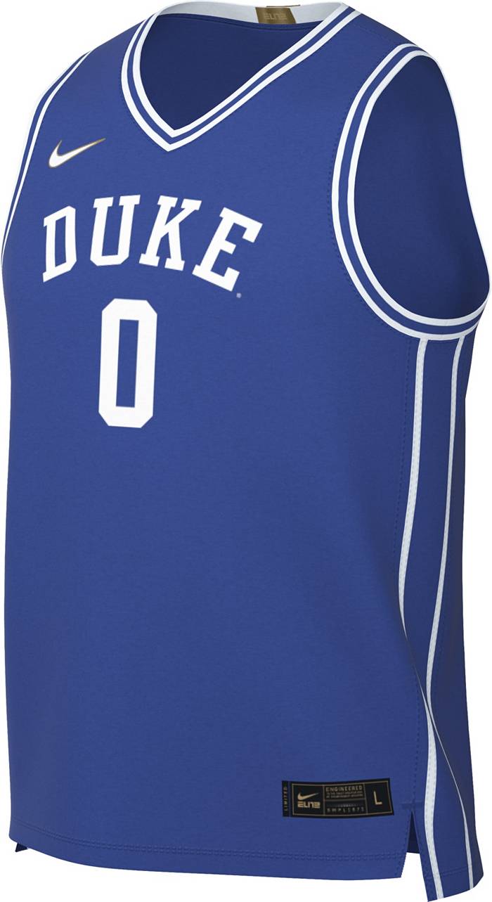 Youth Nike #0 White Duke Blue Devils Team Replica Basketball Jersey